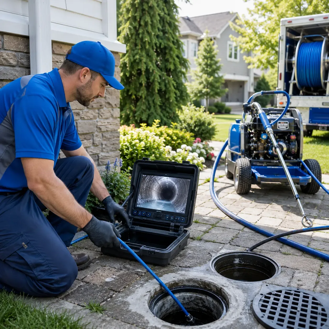 Outdoor drain cleaning professionals serving Tynan, TX